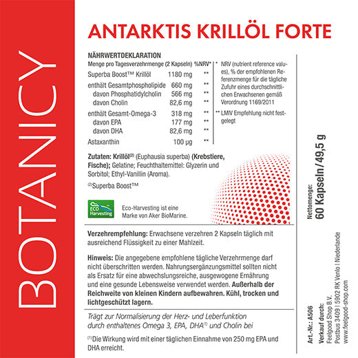 KRILL OIL, FORTE Omega-3, Antarctic, SUPERBABoost, KRILL OIL - UKDorf
