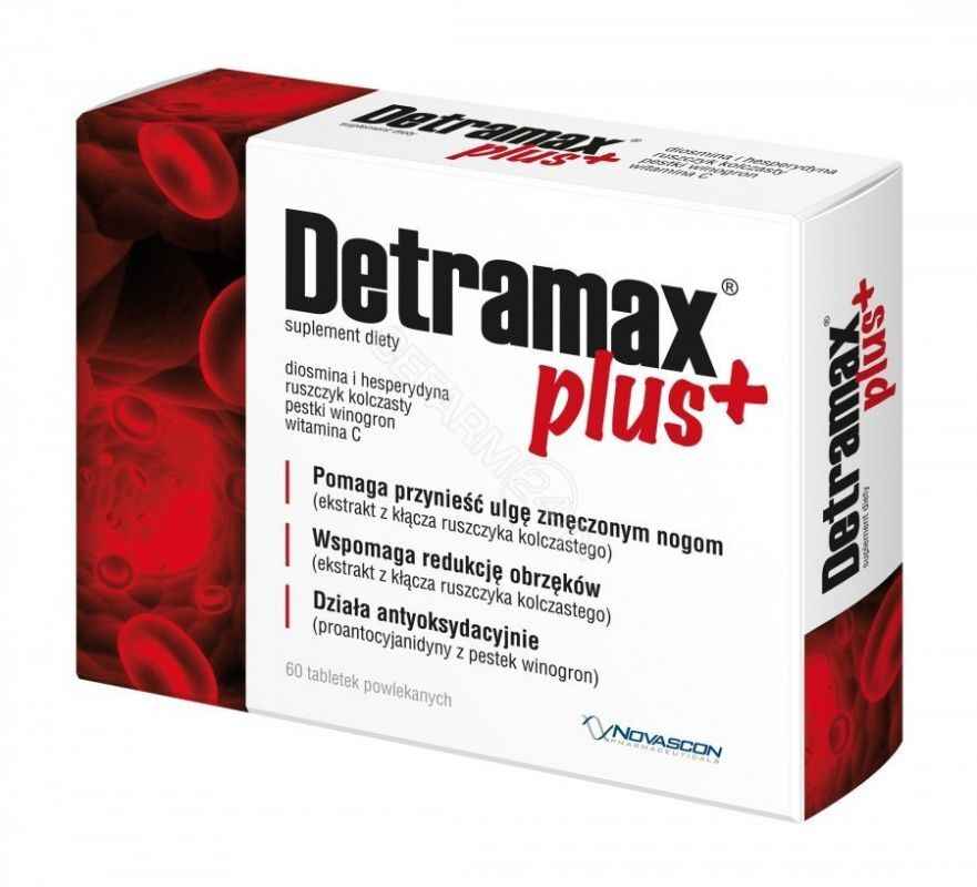 90% diosmin and 10% hesperidin, Detramax PLUS 60 tablets