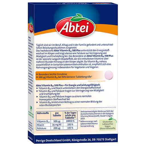 ABTEI Vitamin B12 500 Plus Tablets