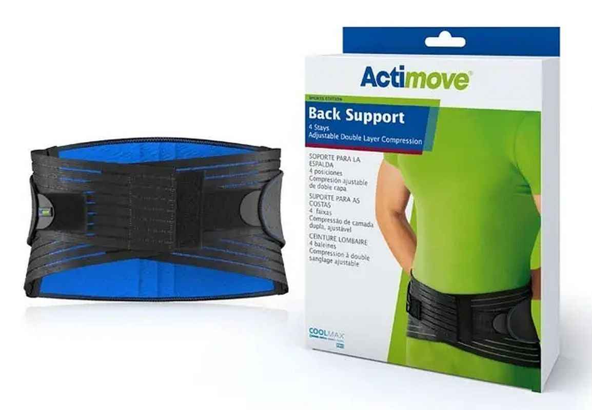 Back Support 4 Stays Lumbar-sacral brace size S