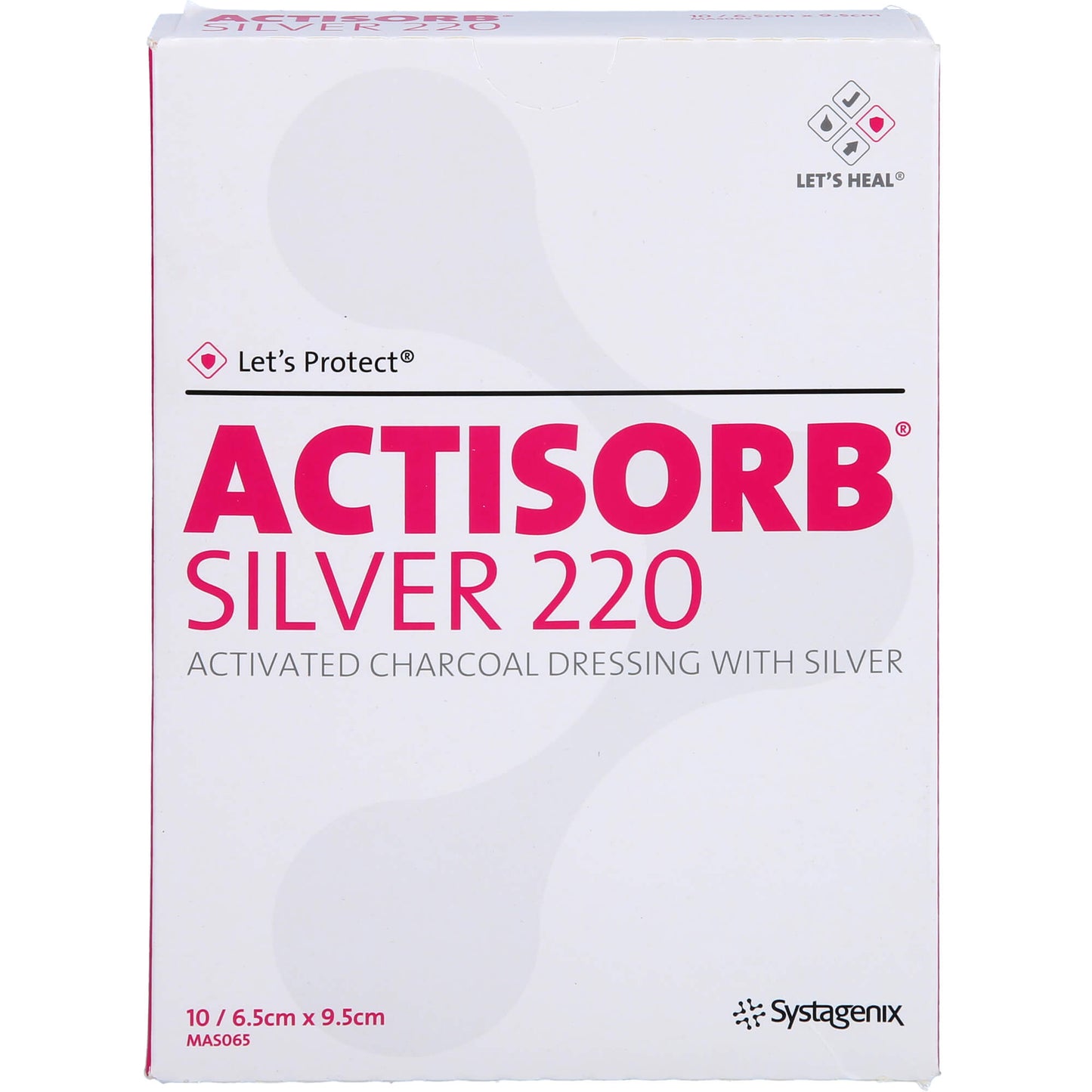 ACTISORB 220 Silver 6.5x9.5 cm sterile compresses
