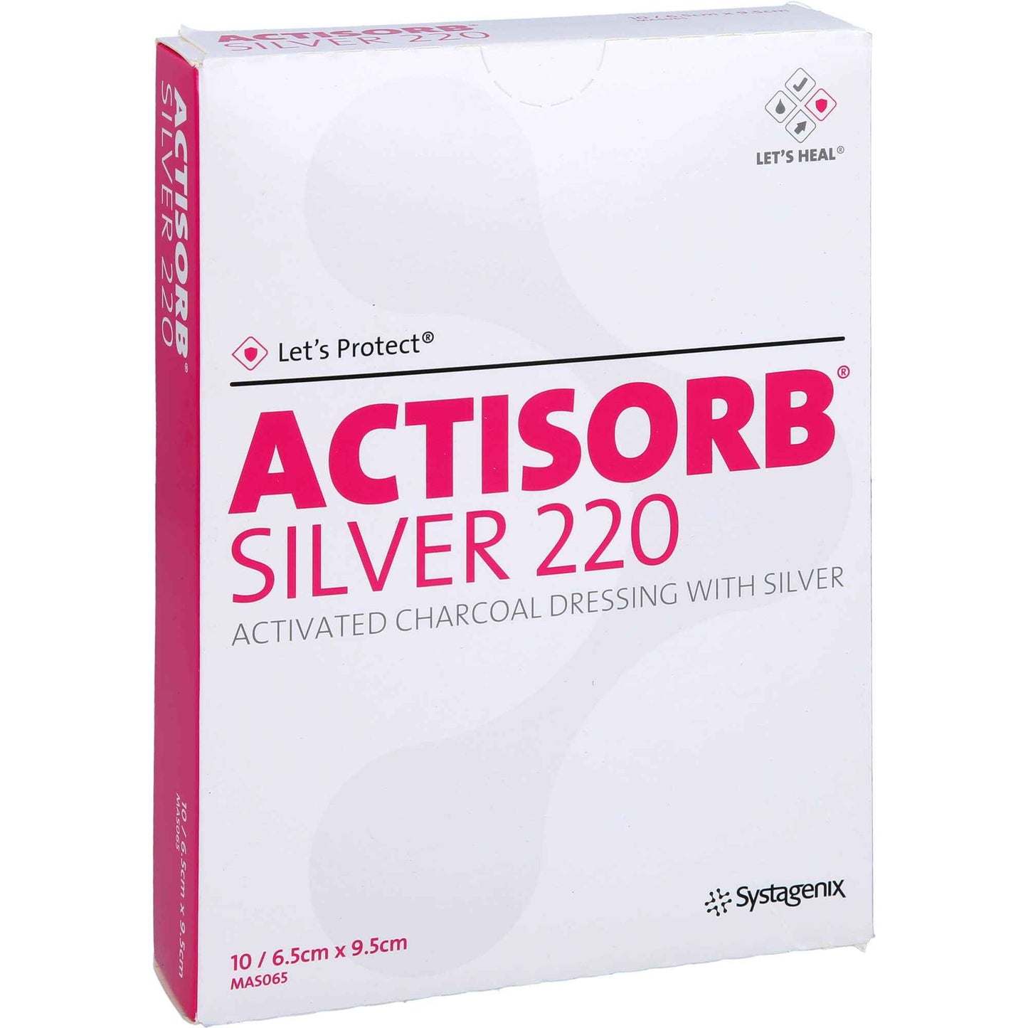 ACTISORB 220 Silver 6.5x9.5 cm sterile compresses