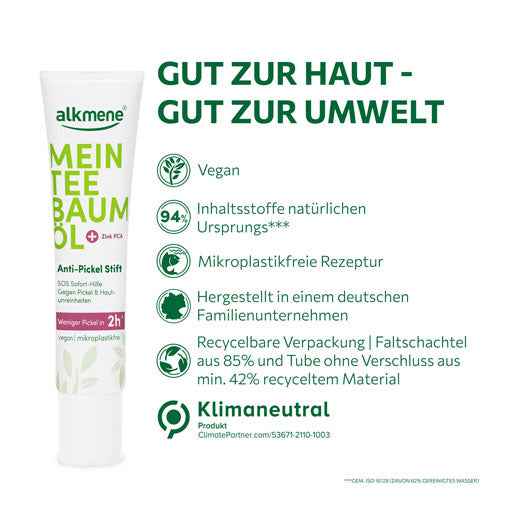 ALKMENE My Tea Tree Oil Anti-Pimple Stick