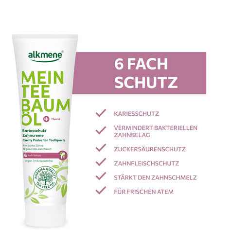 ALKMENE My Tea Tree Oil Caries Protection Toothpaste
