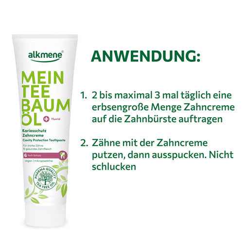 ALKMENE My Tea Tree Oil Caries Protection Toothpaste