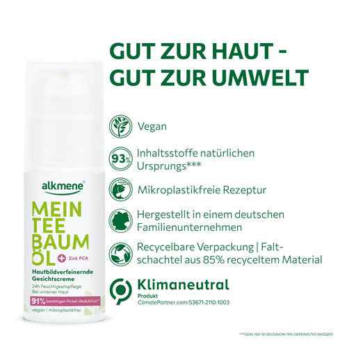 ALKMENE My Tea Tree Oil Face Cream
