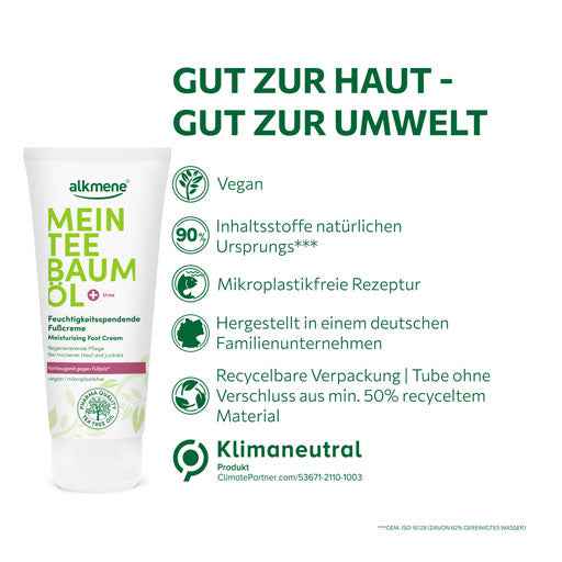 ALKMENE My Tea Tree Oil Foot Cream