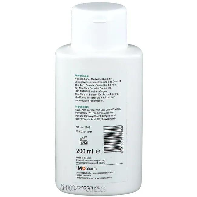ALOE VERA FACIAL TONER without alcohol - UKDorf