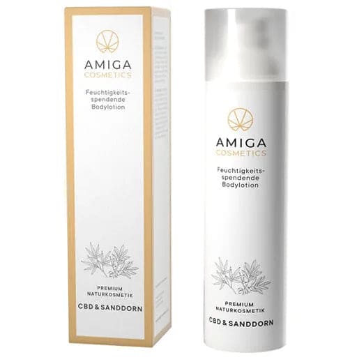 AMIGA Cosmetics moist.sp.Bodylotion CBD&Sea Buckthorn - UKDorf
