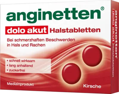 ANGINETTEN dolo acute throat lozenges - UKDorf