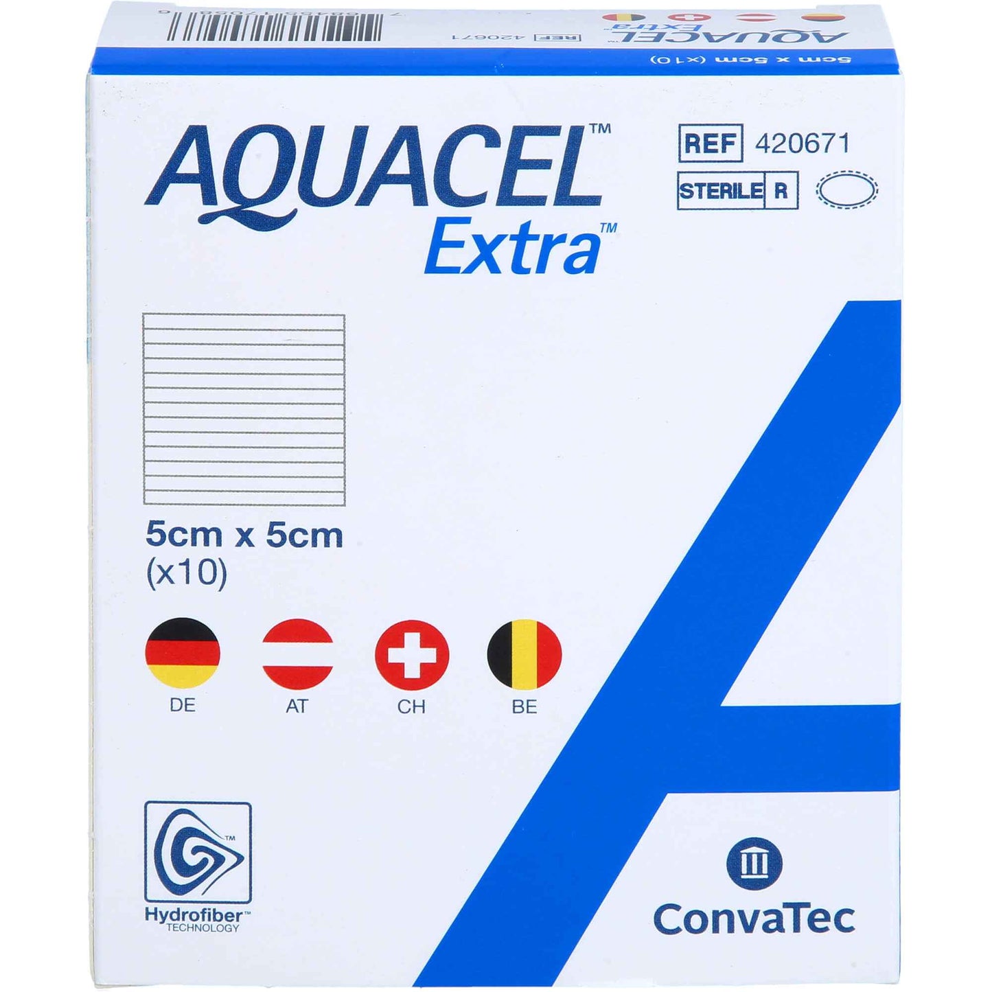 AQUACEL Extra 5x5 cm dressing