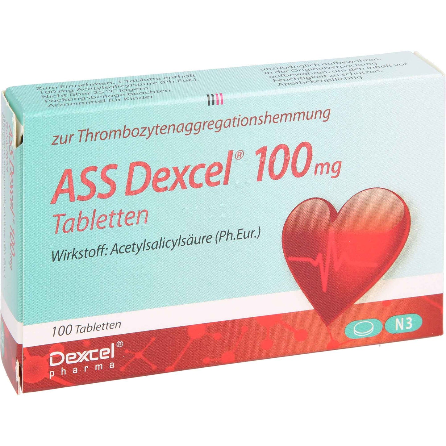 ASS Dexcel 100 mg tablets
