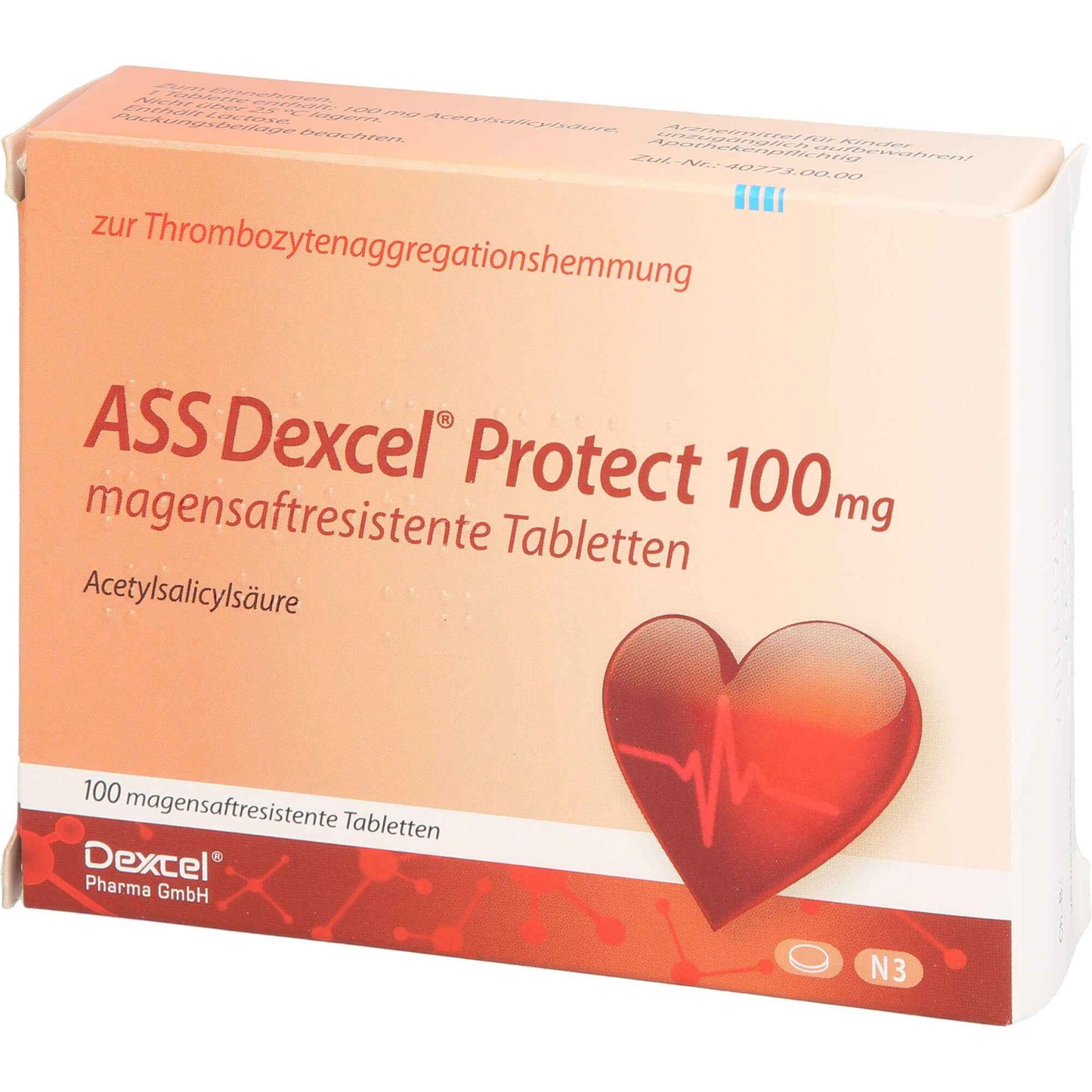 ASS Dexcel Protect 100 mg gastric juice tablets