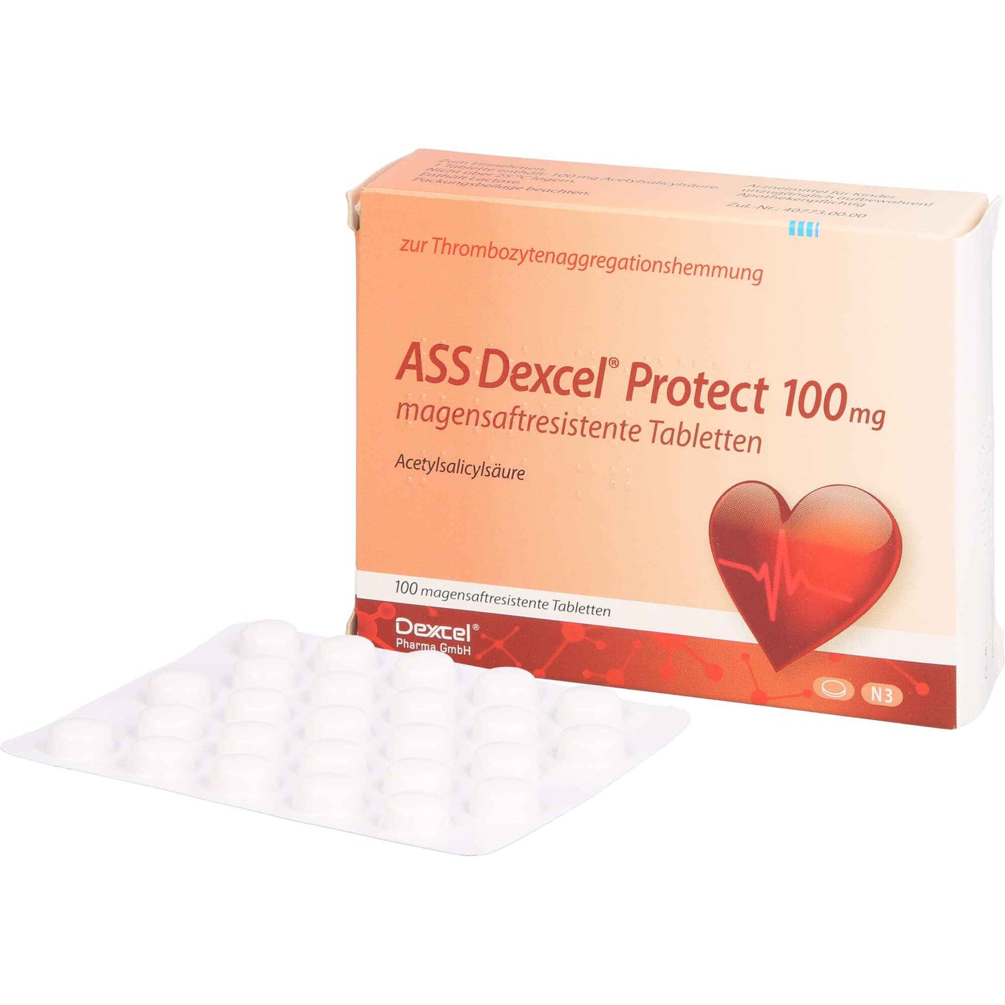 ASS Dexcel Protect 100 mg gastric juice tablets