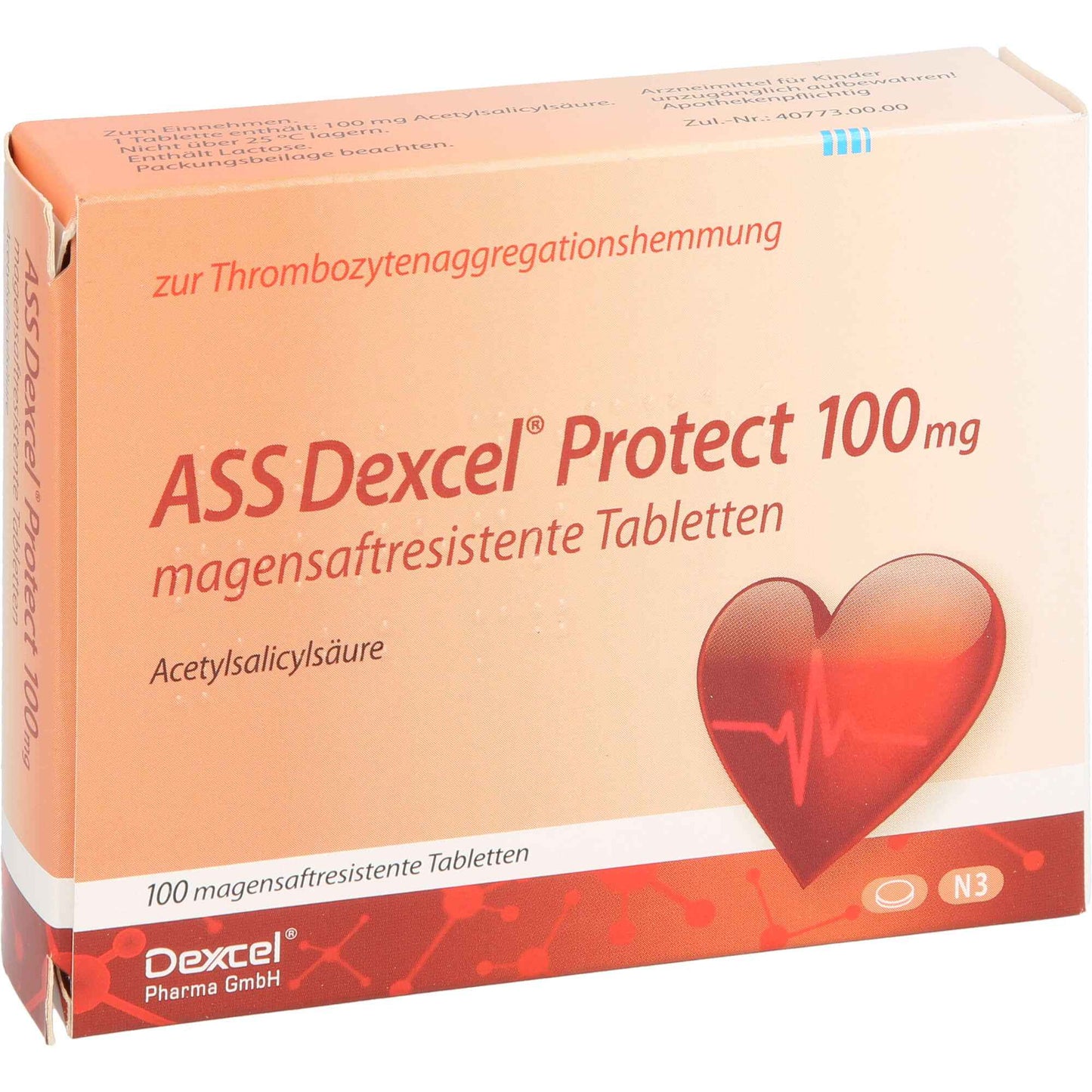 ASS Dexcel Protect 100 mg gastric juice tablets