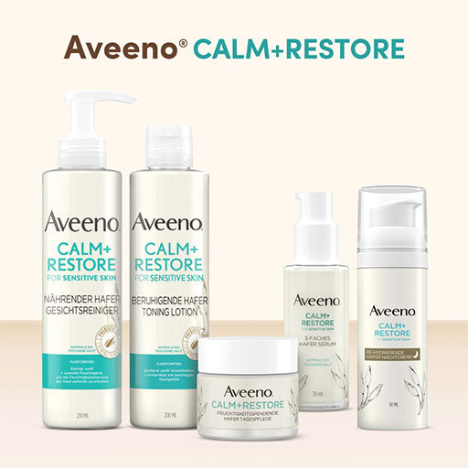 AVEENO Calm+ Restore calming oat toning lot.