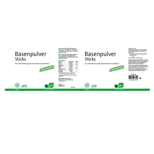 Acid base balance, disorders of acid - base balance, Base Powder Sticks - UKDorf