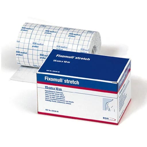 Adhesive bandage for securing wound dressings, FIXOMULL stretch 15 cm x 10 m - UKDorf