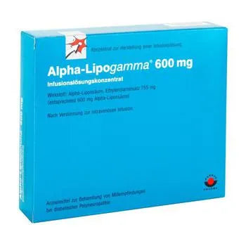 Alpha lipoic acid, Diabetes nerve damage, ethylenediamine, ALPHA-LIPOGAMMA - UKDorf