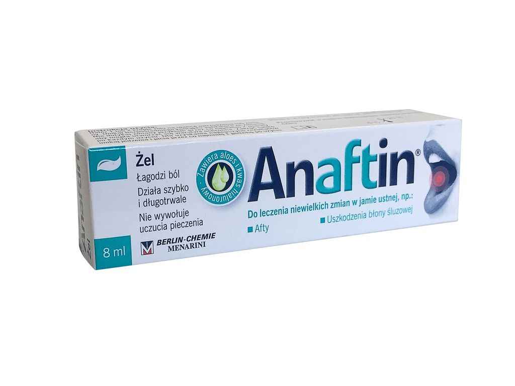 Anaftin Gel for canker sores 8 ml