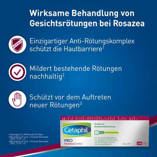 Anti redness, CETAPHIL Redness Control Cream for symptom treatment