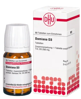 Aphrodisiac, lose weight or improve libido (sex drive), DAMIANA D 3 tablets - UKDorf