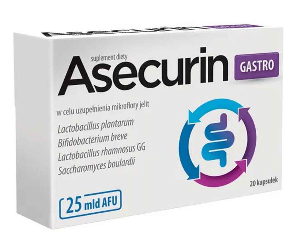 Asecurin Gastro 20 capsules