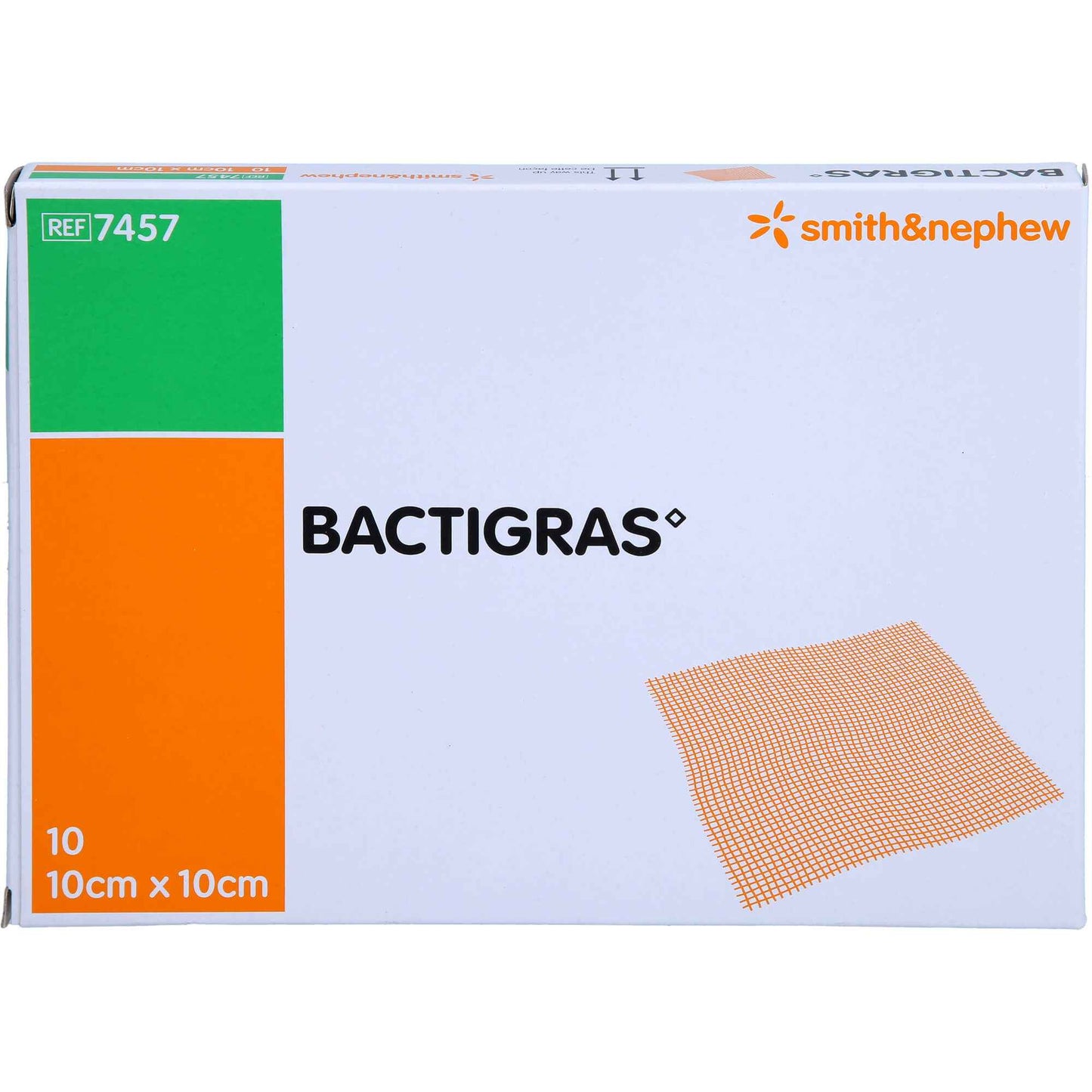 BACTIGRAS antiseptic paraffin gauze 10x10 cm