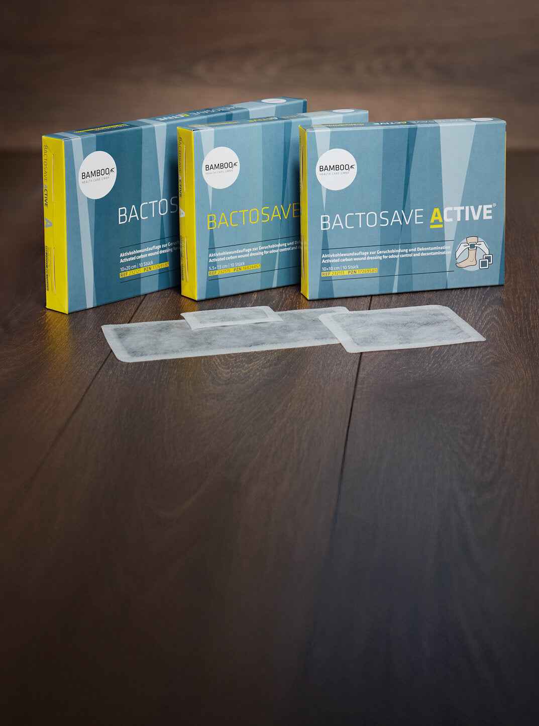 BACTOSAVE Active 10x10 cm activated carbon wound dressing