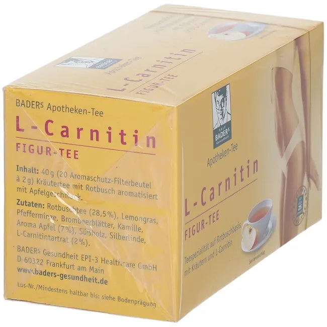 BADERS Active Tea L-Carnitine Filter Bags - UKDorf