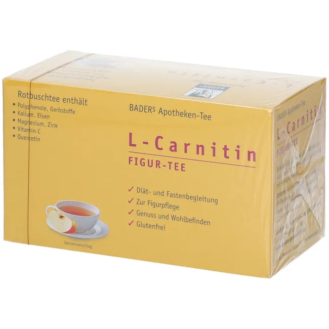 BADERS Active Tea L-Carnitine Filter Bags - UKDorf