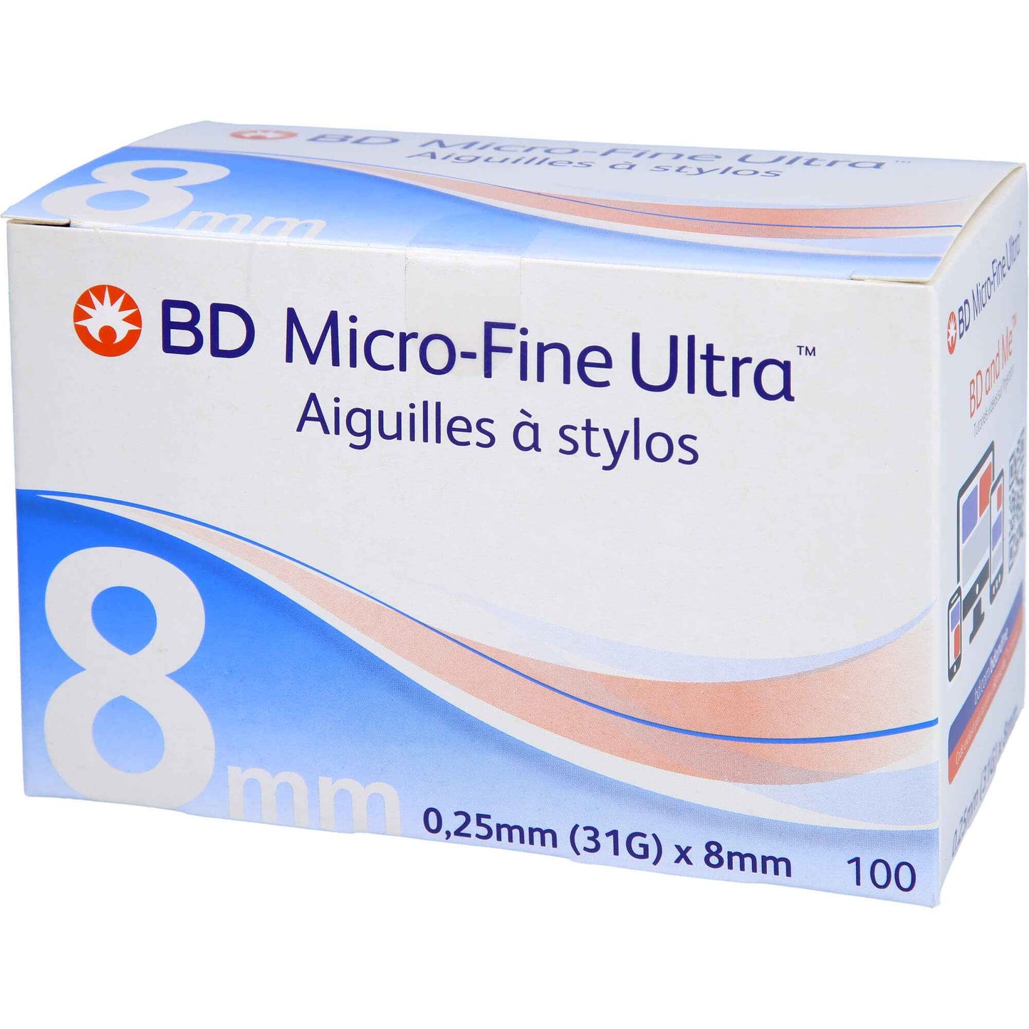 BD MICRO-FINE ULTRA pen needles 0.25x8 mm 31 G