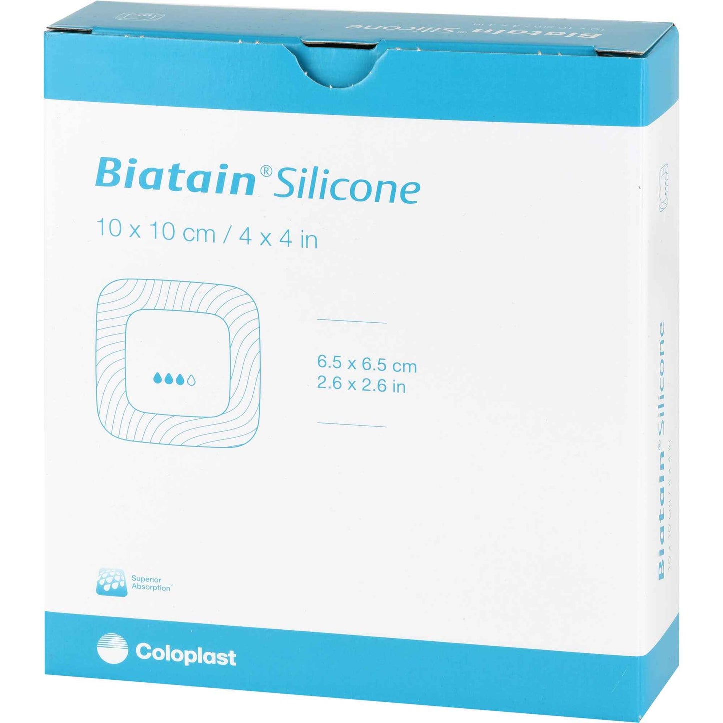BIATAIN Silicone Foam Dressing 10x10 cm