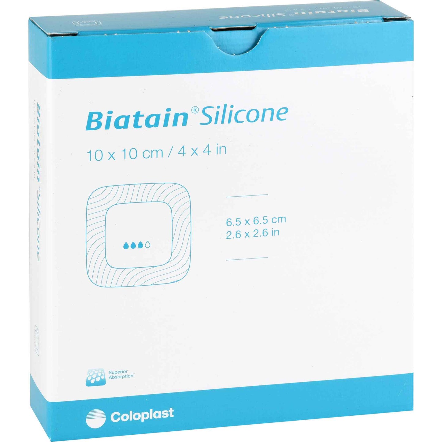 BIATAIN Silicone Foam Dressing 10x10 cm