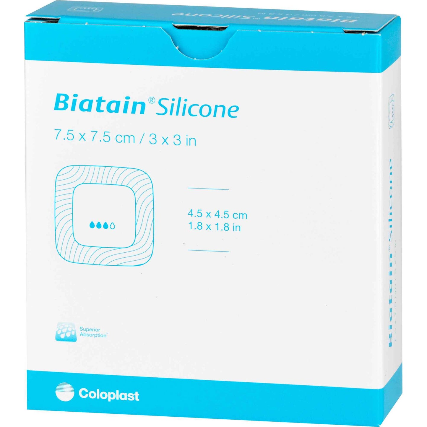 BIATAIN Silicone Foam Dressing 7.5x7.5 cm