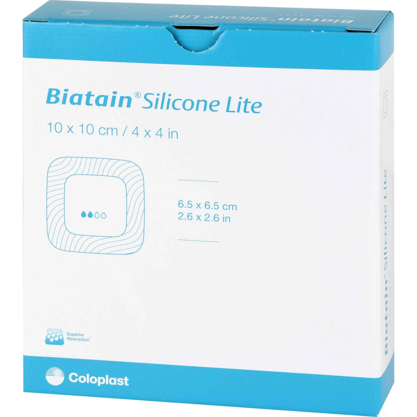 BIATAIN Silicone Lite foam dressing 10x10 cm