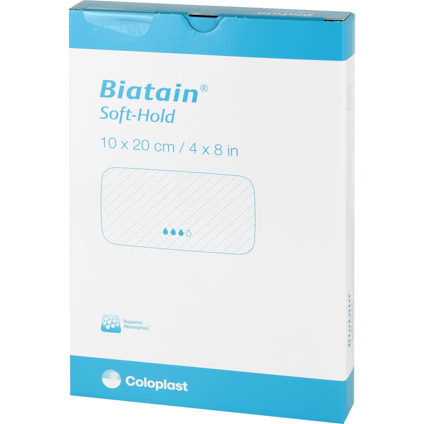 BIATAIN foam dressing 10x20 cm gently adhesive