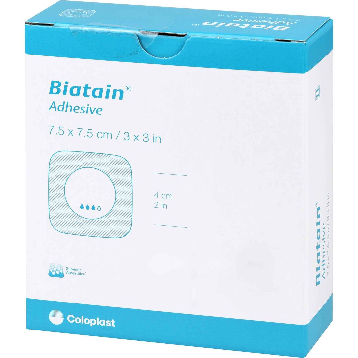 BIATAIN foam dressing 7.5x7.5 cm self-adhesive