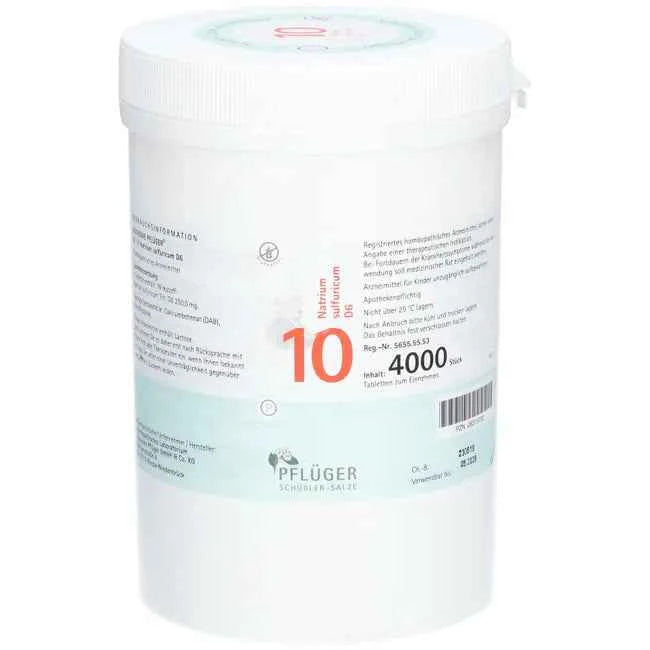 BIOCHEMIE Pflüger 10 Natrium sulfuricum D 6 Tabl.