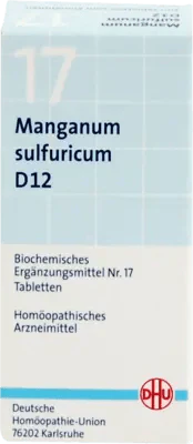 BIOCHEMISTRY DHU 17 Manganum sulfuricum D 12 tabl. - UKDorf