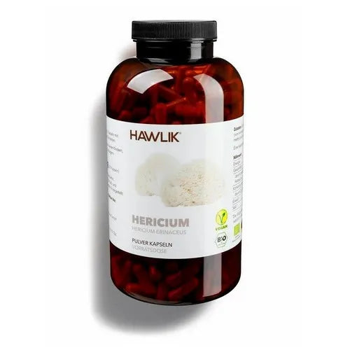 BIO HERICIUM Powder Capsules Storage Jar 500 pcs - UKDorf