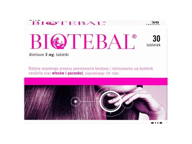 BIOTEBAL 5 mg x 30 pills, biotin supplement, biotin benefits