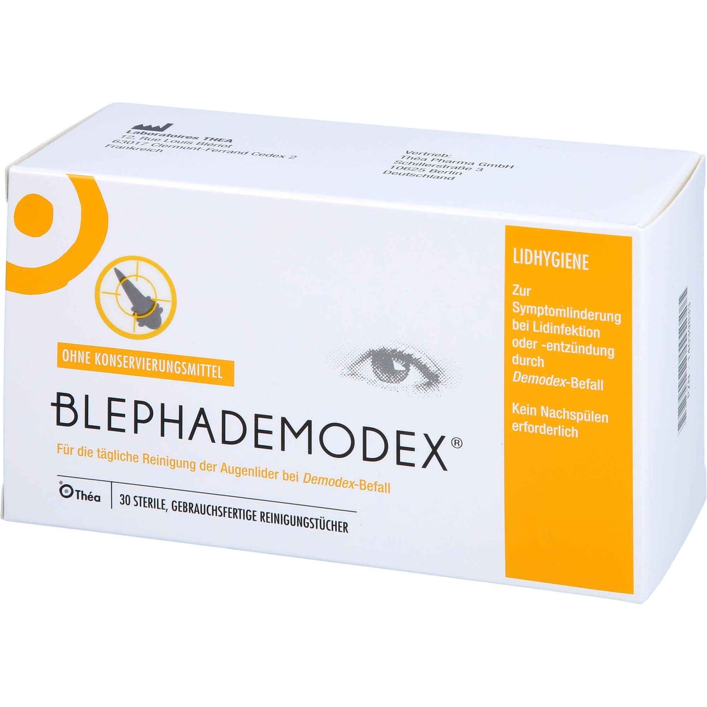 BLEPHADEMODEX sterile cleansing wipes