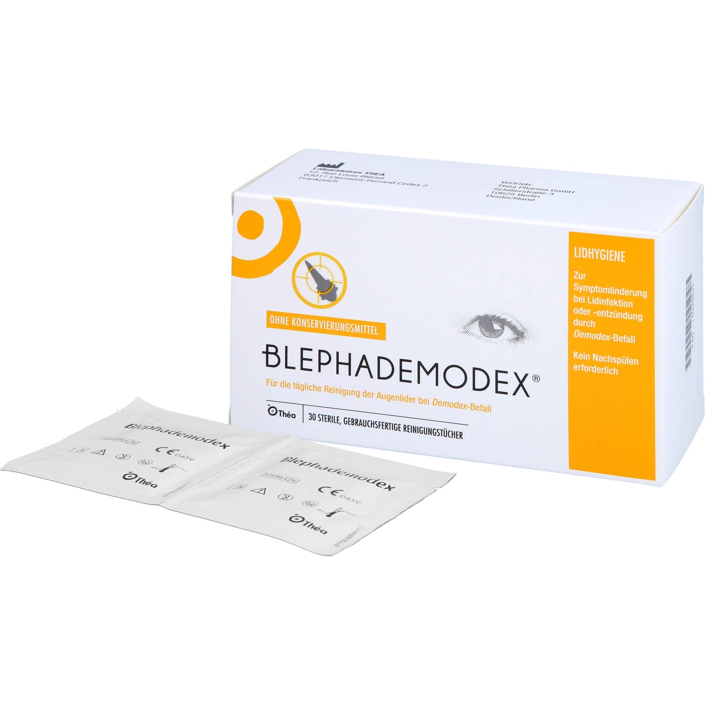 BLEPHADEMODEX sterile cleansing wipes