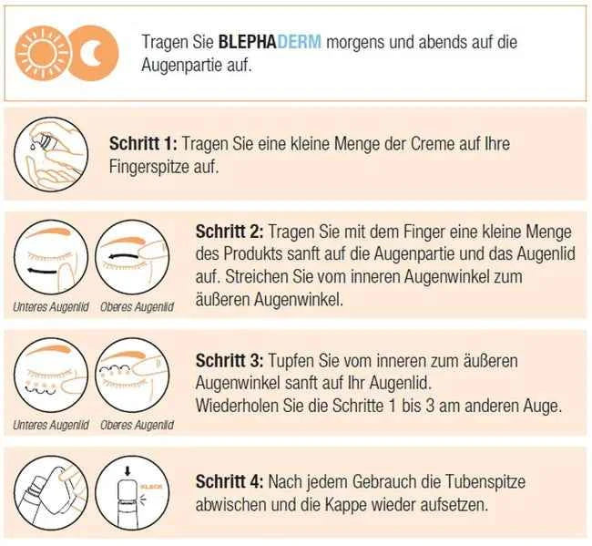 BLEPHADERM eye cream sterile