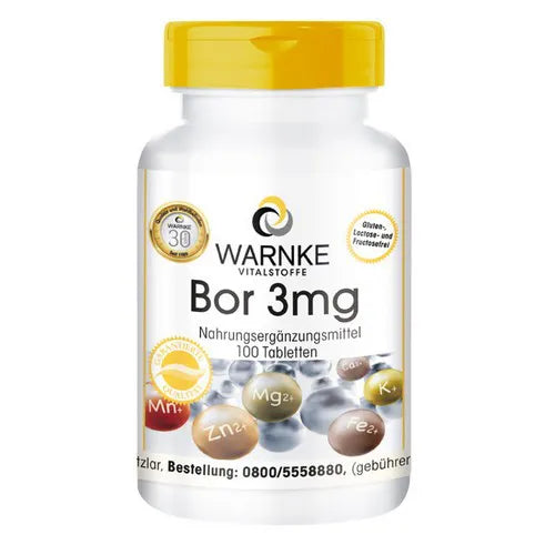 Boron for testosterone (BOR) 3 mg tablets - UKDorf