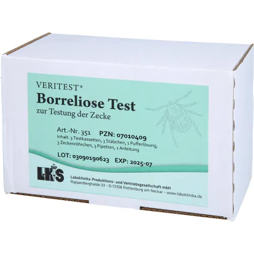 BORRELIOSE test for testing the tick test card