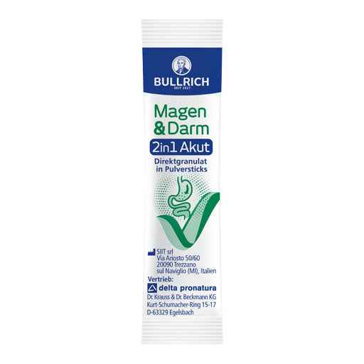 BULLRICH Stomach & Intestine 2in1 Acute Powder Sticks
