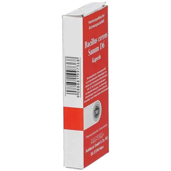 Bacillus cereus, Latensin D6 = weak (Bacillus cereus D6) capsules