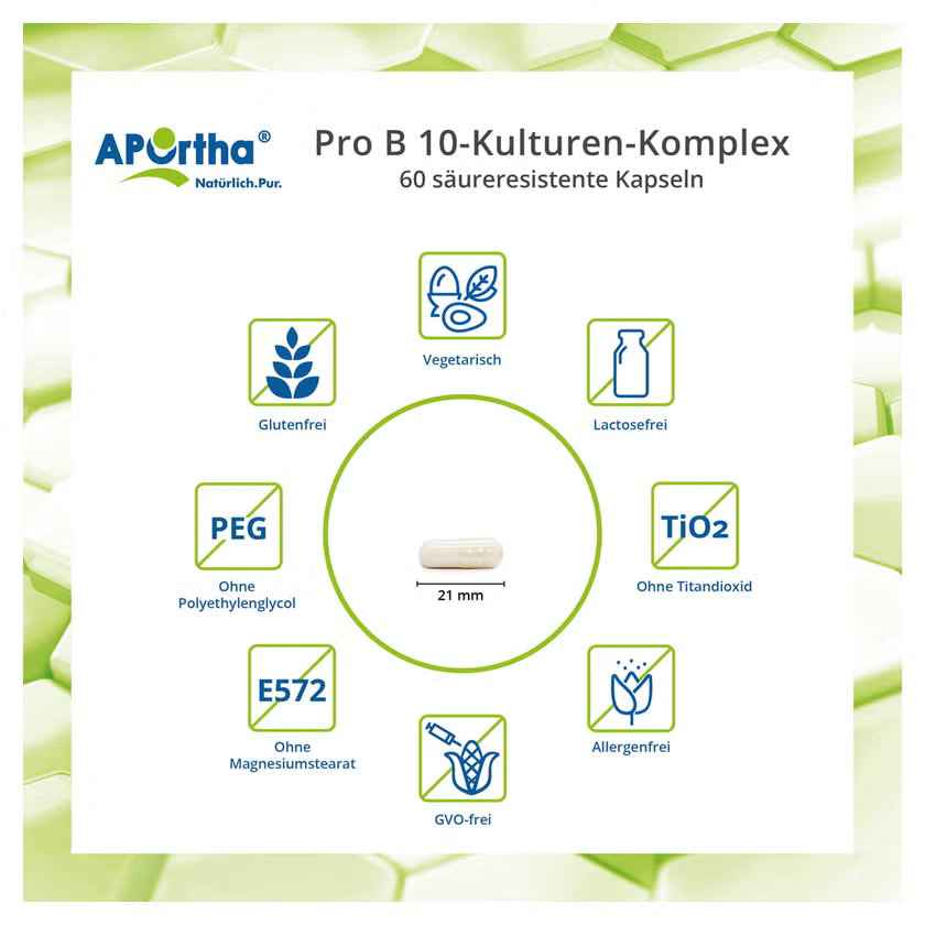 Bacterial cultures and inulin PRO B 10 Culture Capsules
